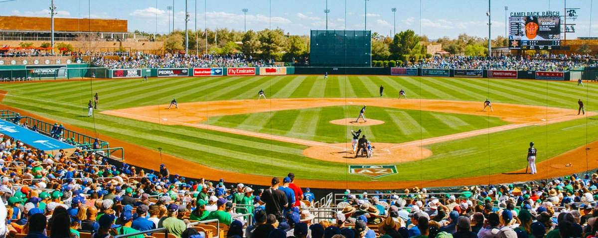 棒球春季训练营球场全景